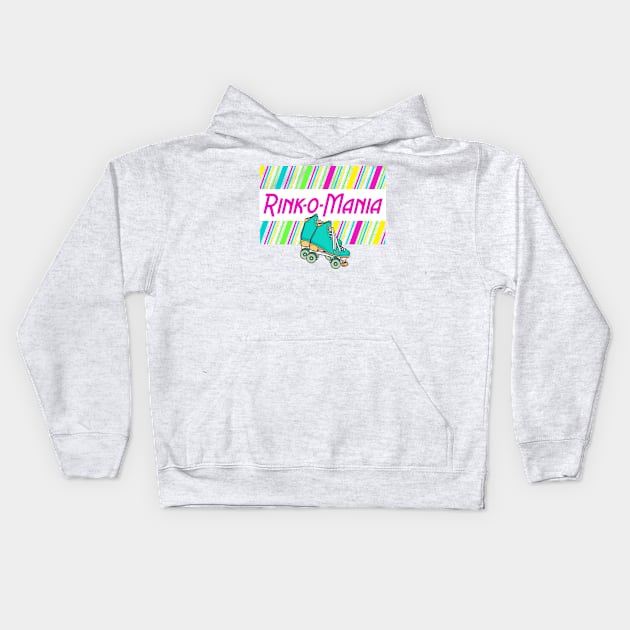 Rink O Mania Kids Hoodie by Ebony T-shirts